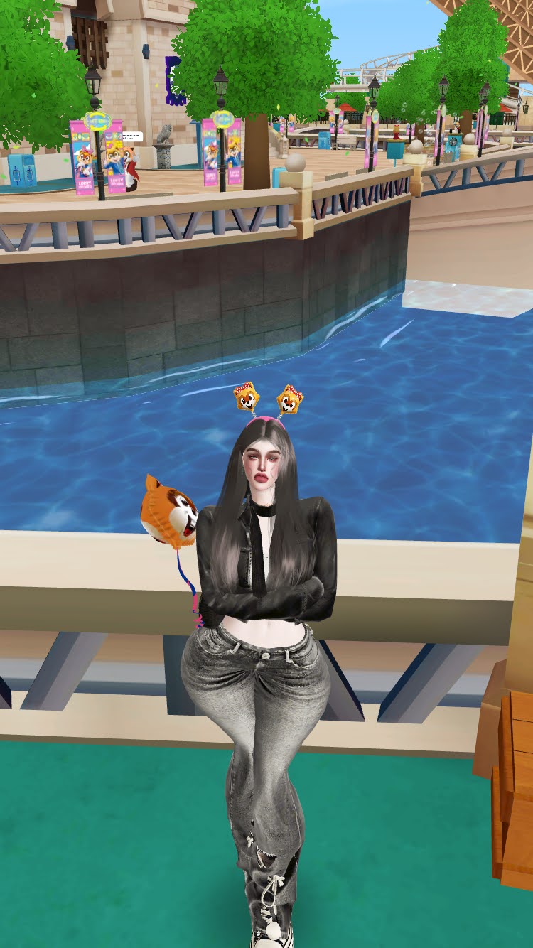 Heavy gray clouds in the sky. 